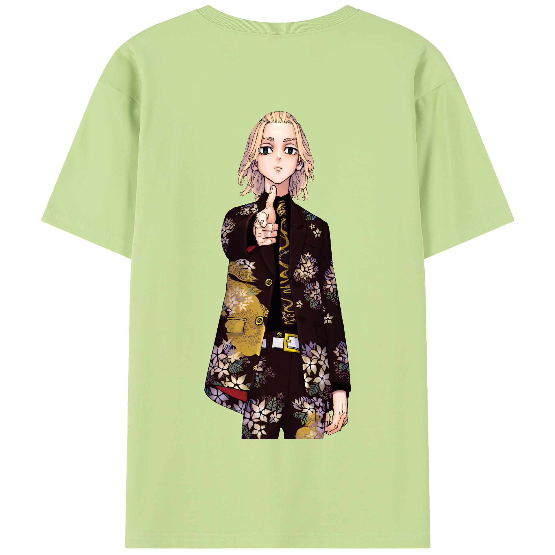 （画像用） 東京リベンジャーズ Tokyo Revengers 綿100％半袖Tシャツ（背面プリント）